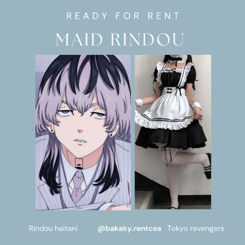 Rental cosplay Maid rindou haitani