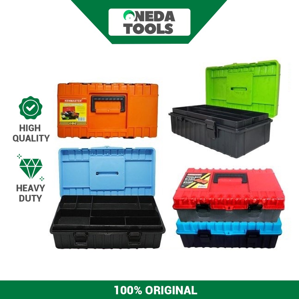 Jual Toolbox KENMASTER B380 Tools Organizer Tool Box Tool Kit Jumbo ...