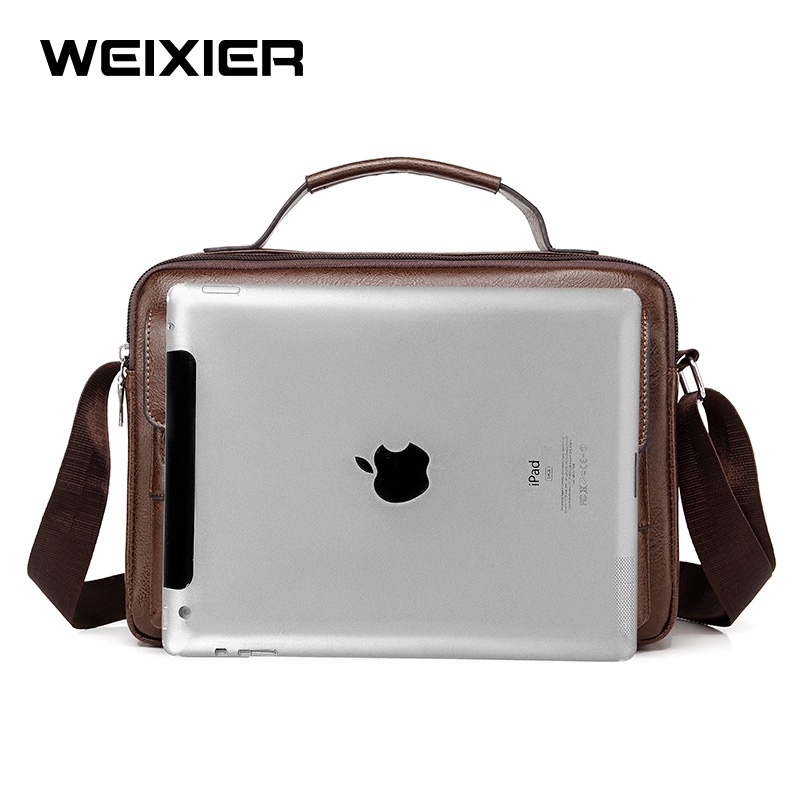 WEIXIER D255 Tas Selempang Pria Kulit Sling Bag Anti Air WK-SBY