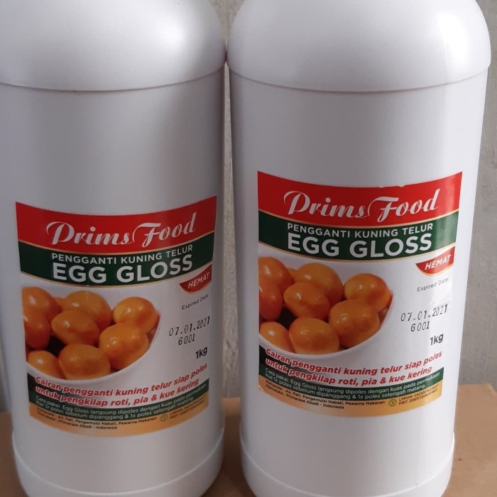 

ORIGINAL MURAH EGG GLOSS PENGKILAP KUE/ROTI 1Kg