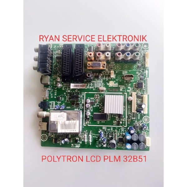 mb mainboard TV LCD POLYTRON PLM 32B51