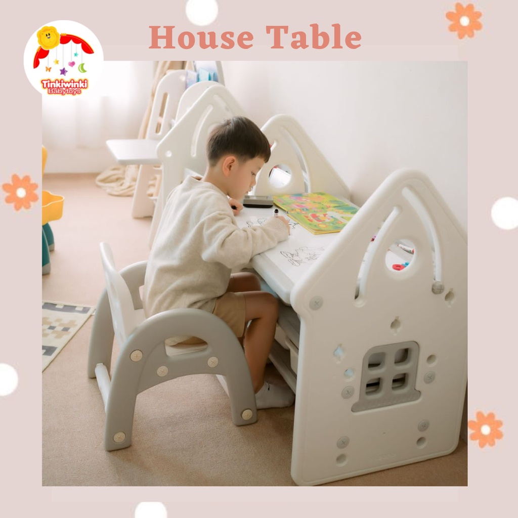 Duo Ladies House Table Rak dan Meja Belajar Anak