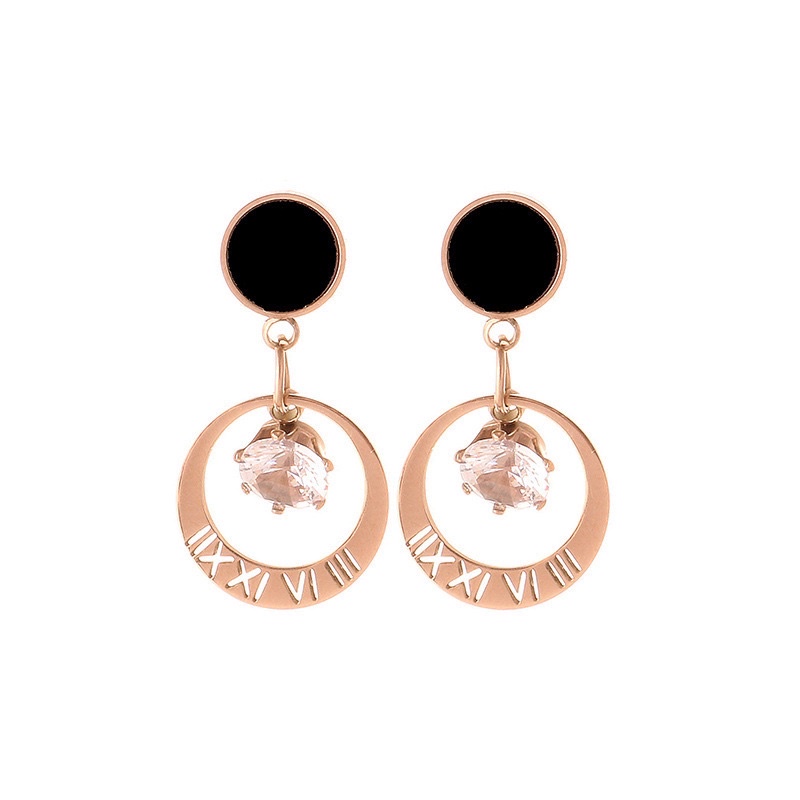 anting permata hitam