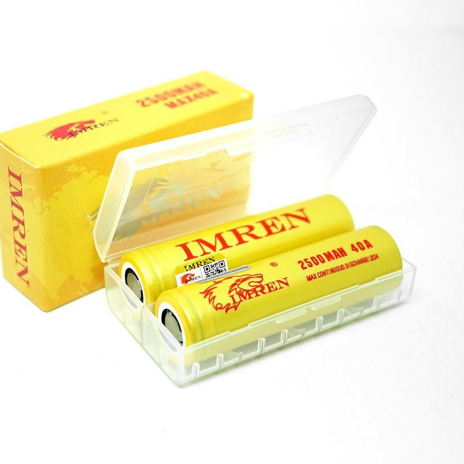 Pasti Tertarik--Authentic IMREN 2500mAh 40A 18650-Battery - Baterai - Batre
