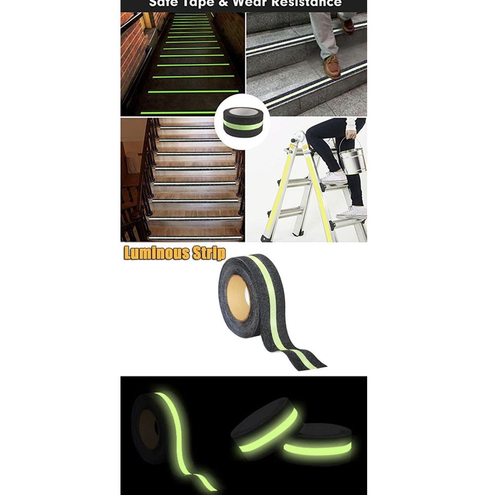 

[PRODUK JKZZF] Lakban Fosfor lantai Anti slip Tangga Glow in the dark Safety Walk YK9