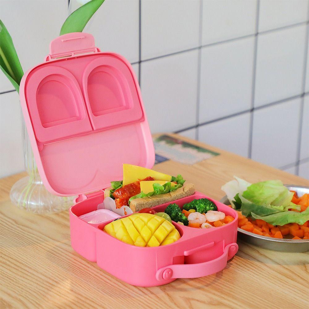 Solighter Lunch Box Camping Microwavable Untuk Siswa Pekerja Kantor Anti Bocor Fresh-keeping Bento Box