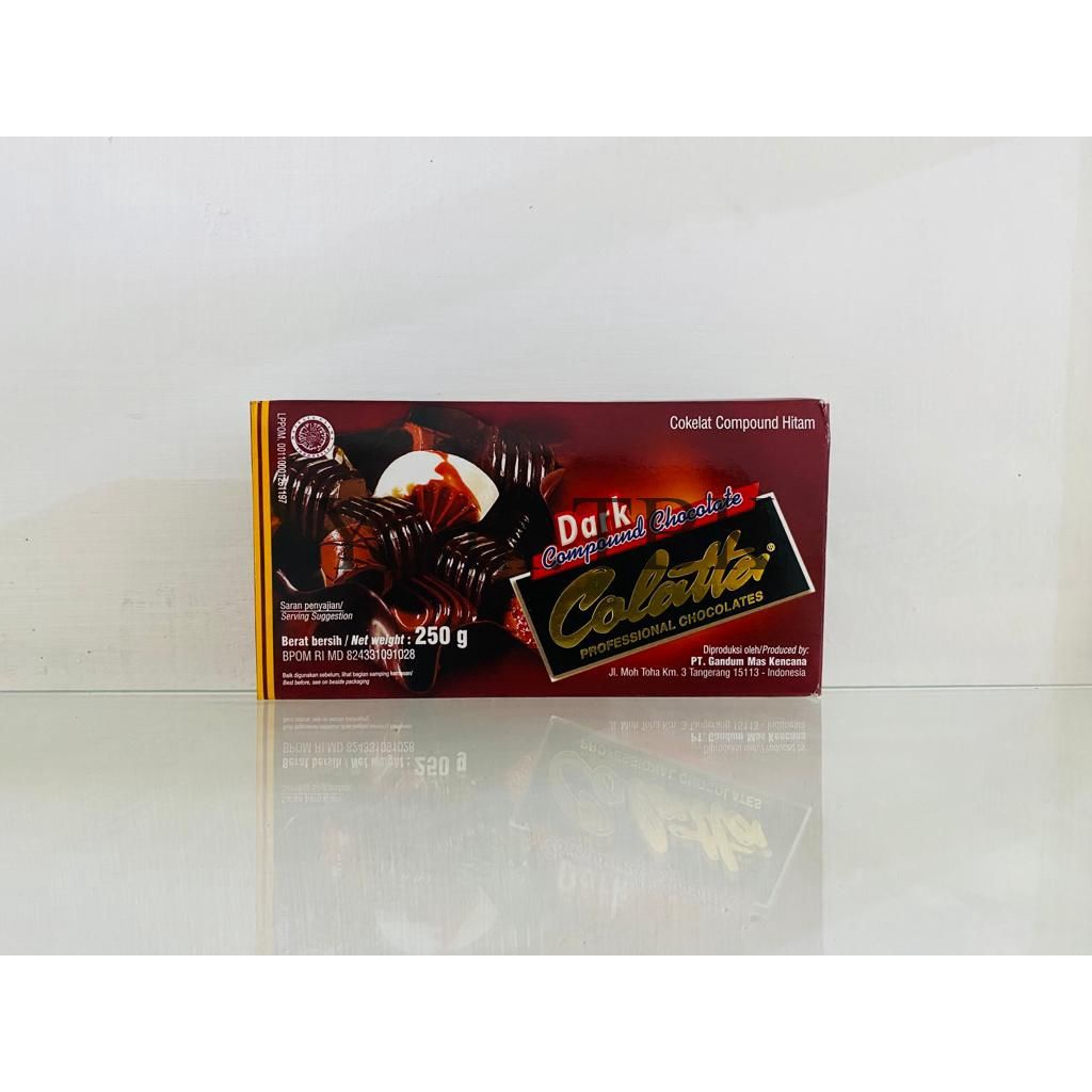 

COLATTA Dark Chocolate Compound/Coklat Batang Colatta - 250gr