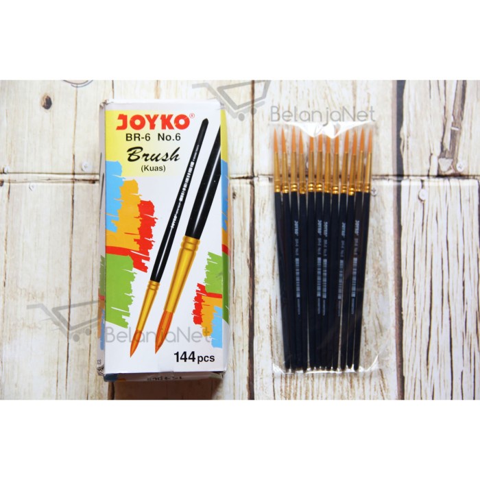 

Sale Brush Br-6 No.6 | Kuas Cat Air Cat Minyak Cat Acrylic Joyko Gilaa!!!
