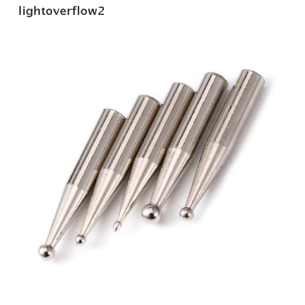 (lightoverflow2) Pen Dotting 6 Kepala Bahan Stainless Steel Untuk Kutek Gel UV