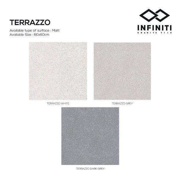TERRAZZO SERIES MATT UK.60X60 DINDING/LANTAI GRANITE INFINITI