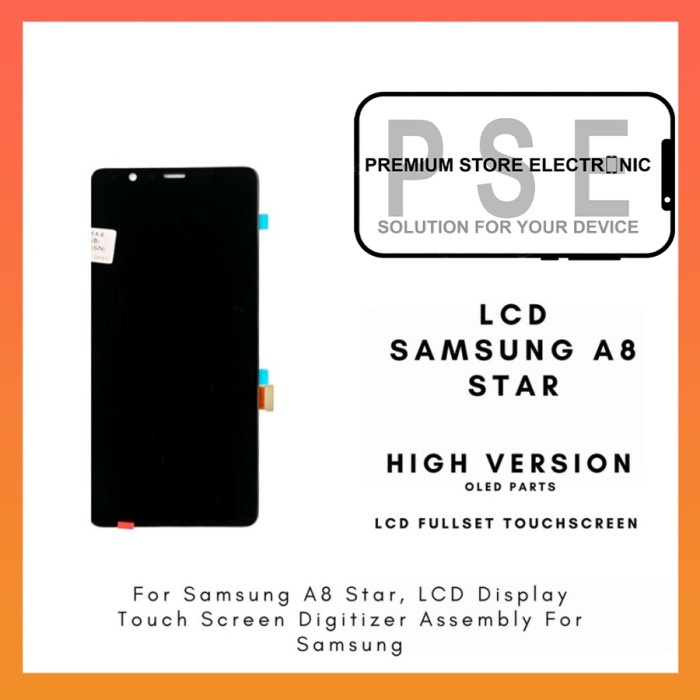 LCD Samsung A8 Star Fullset Touchscreen OLED Garansi 1 Bulan