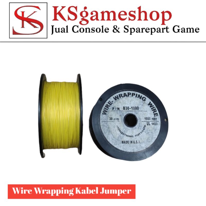 Wrapping Wire Wraping 304m Kabel Kawat Jumper Upgrade 30 AWG 1000 Feet (Biru Kuning Orange Ungu)