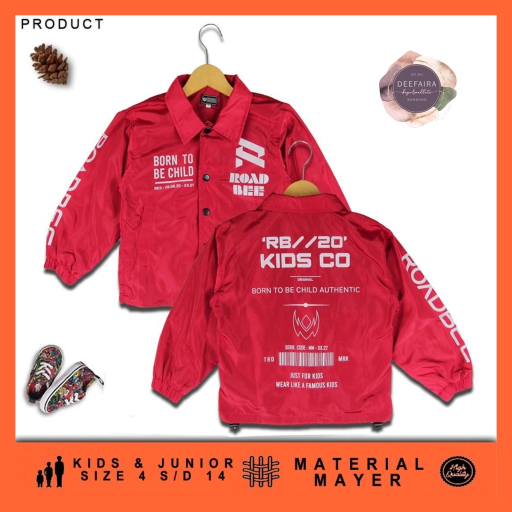 Jaket Keren Anak Laki Laki Model K1ds Khusus Untuk Anak Umur 3-14 Tahun