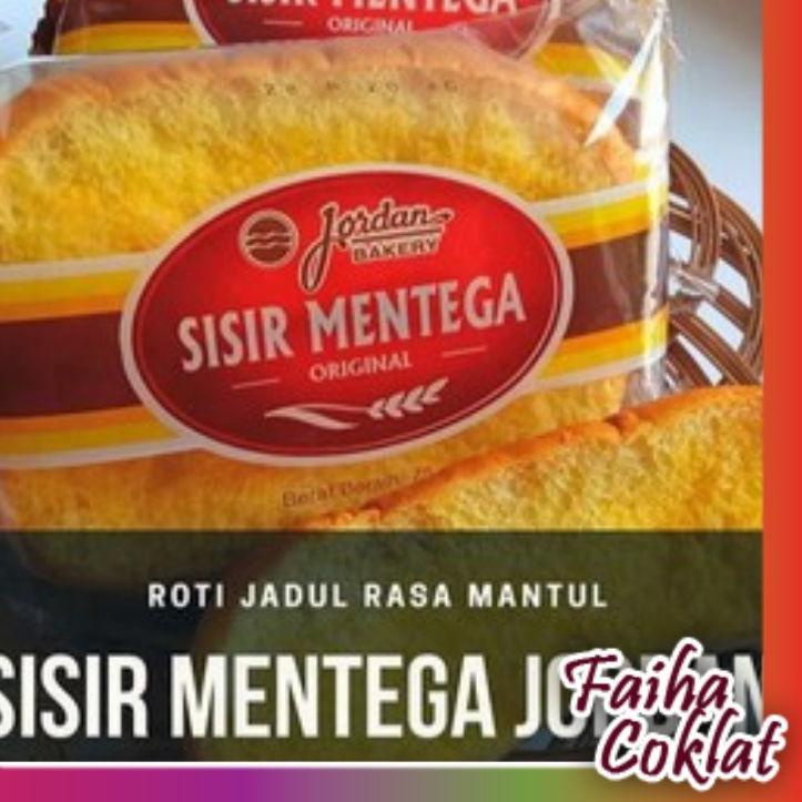 

Selalu Baru--Roti Sisir Mentega Jordan 1 pack isi 5 bungkus roti Cemilan Sehat Faiha Coklat