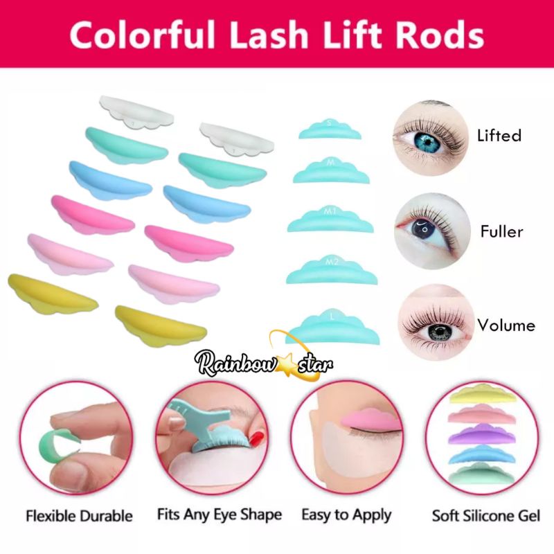 Silikon Lash Lift Keriting Bulu Mata / Lashlift Silicon Curly