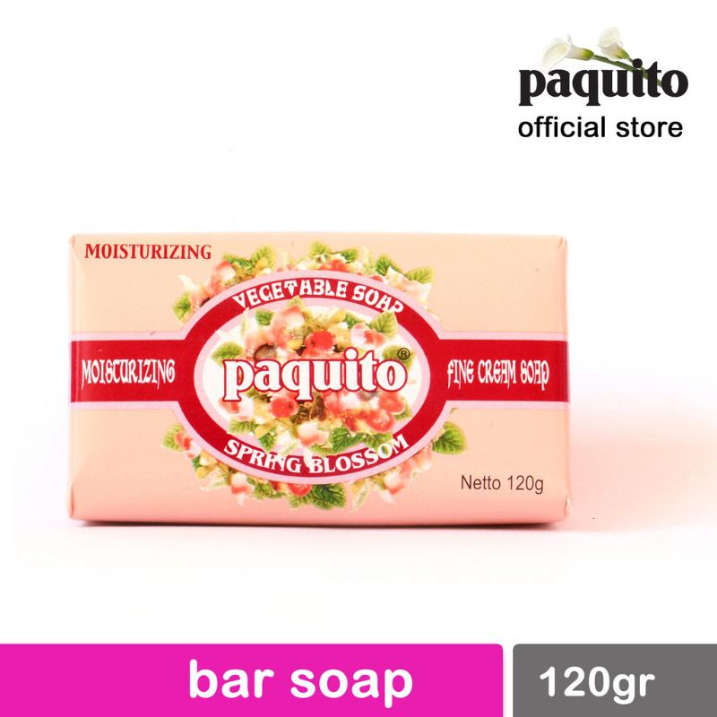 PAQUITO VEGETABLE SOAP 120gr - Sabun Batang