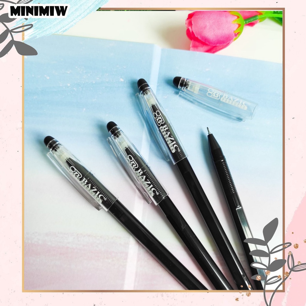 

PULPEN ERASABLE STICK PEN BAZIC BOLPEN BISA DIHAPUS ALAT TULIS BOLPOIN UNIK IMUT MURAH PEN GEL PENA UNIK LUCU MURAH