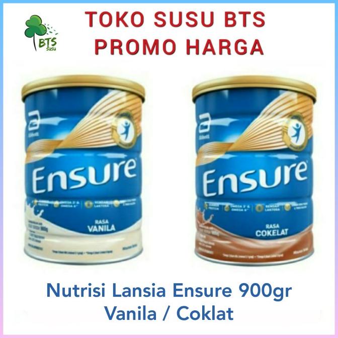 

[ COD ] Ensure Vanila Coklat 900 gram Nutrisi Lansia
