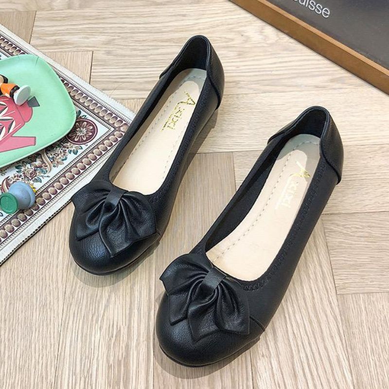 3001 Sepatu Nyaman Wanita Import Espadrille Kekinian Round Toe