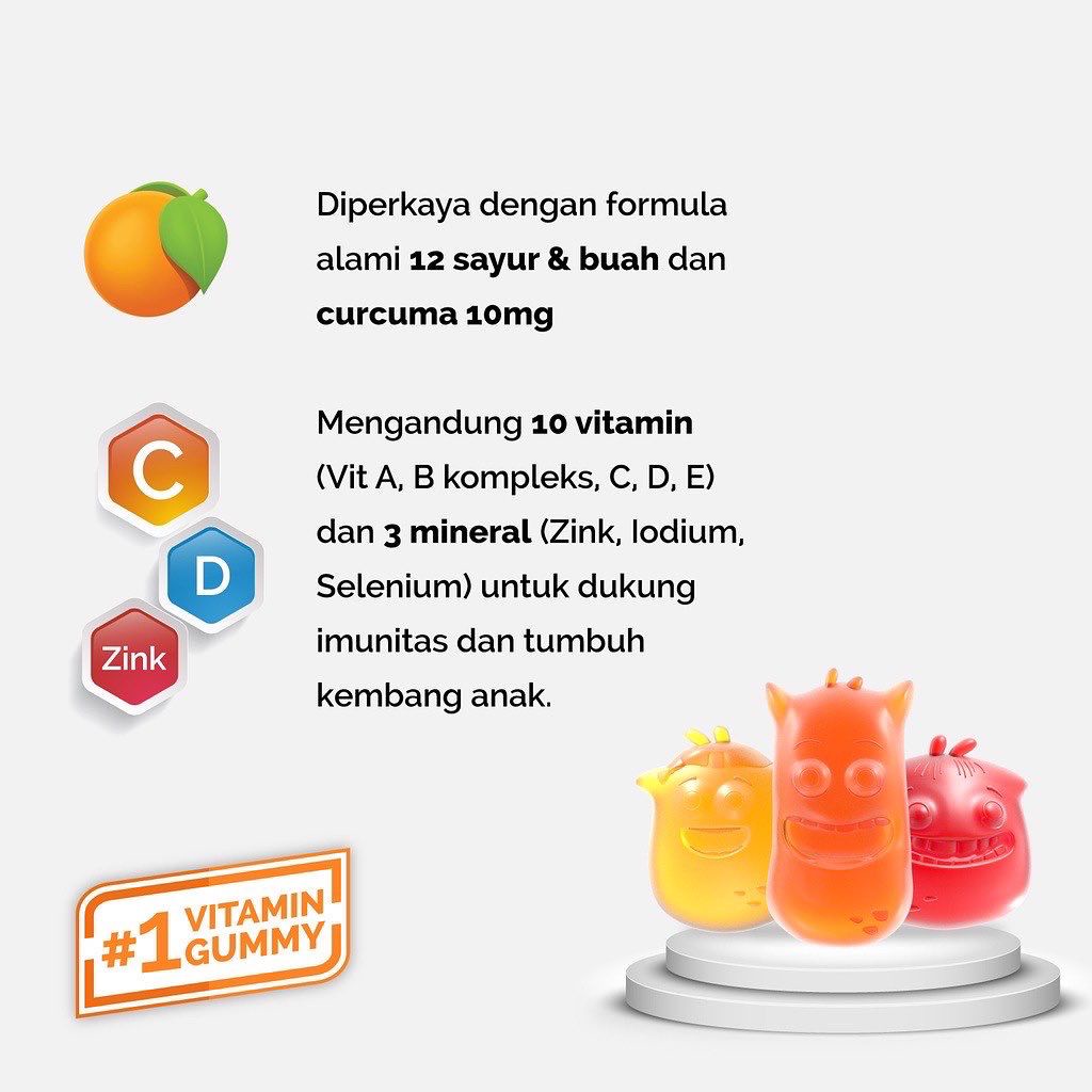 YOUVIT GUMMY OMEGA 3 ANAK  / 1 SAHCHET ISI 7 GUMMY (RANDOM)
