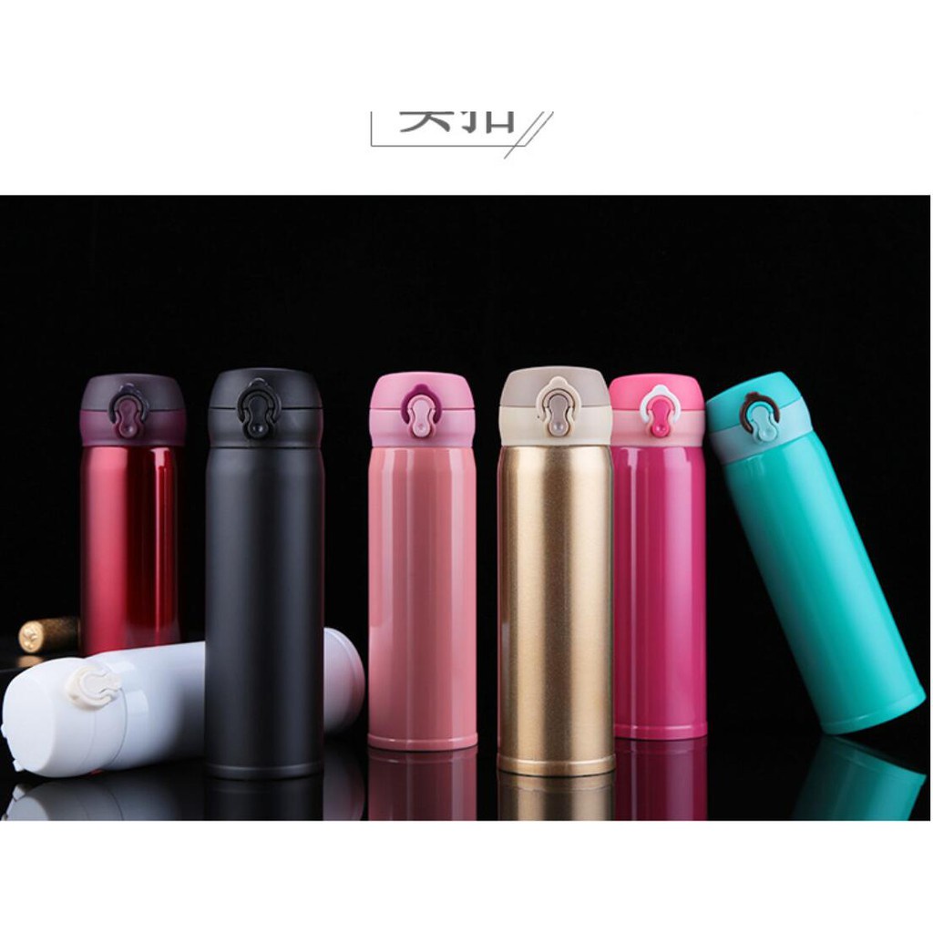 Termos Kancing Warna Polos / Termos Niagara Safety Lock Polos 500ml