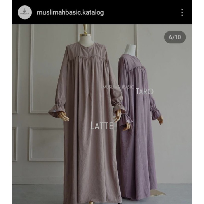PRELOVED Bella Dress @muslimahbasic.id - Latte M