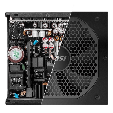 Power Supply MSI MPG A650GF 650W 80+ GOLD FULL MODULAR PSU