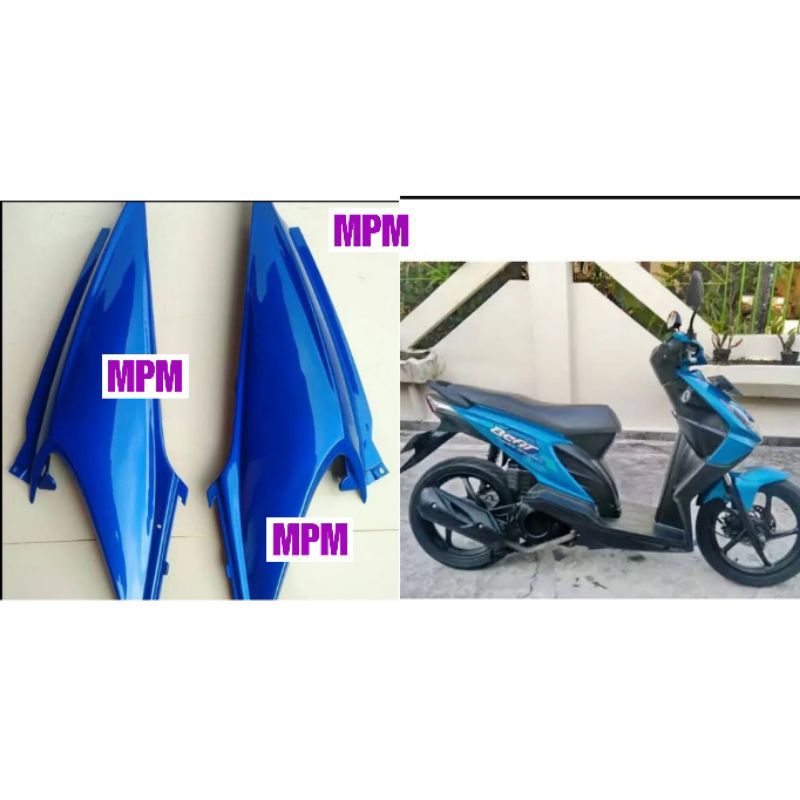 COVER BODY BELAKANG BEAT KARBU BIRU MUDA 2008-2012