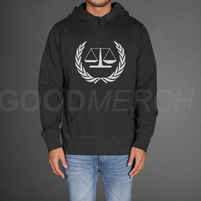 jaket hoodie sweater lawyer hitam
