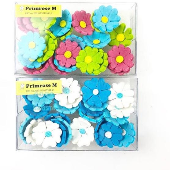 

✨Promo✨ Hari Ini Gumpaste bunga primrose M / bunga hiasan kue / cake topper buruan
