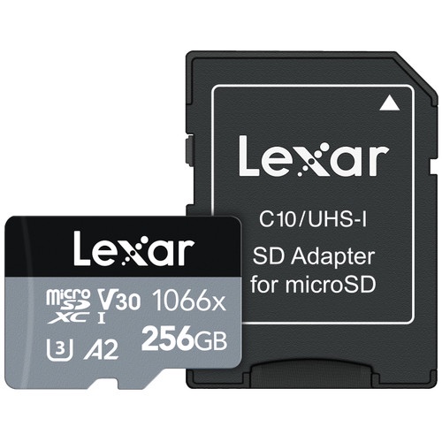 Lexar Micro SD Profesional 256GB 1066x 160Mbps MicroSDHC MicroSD