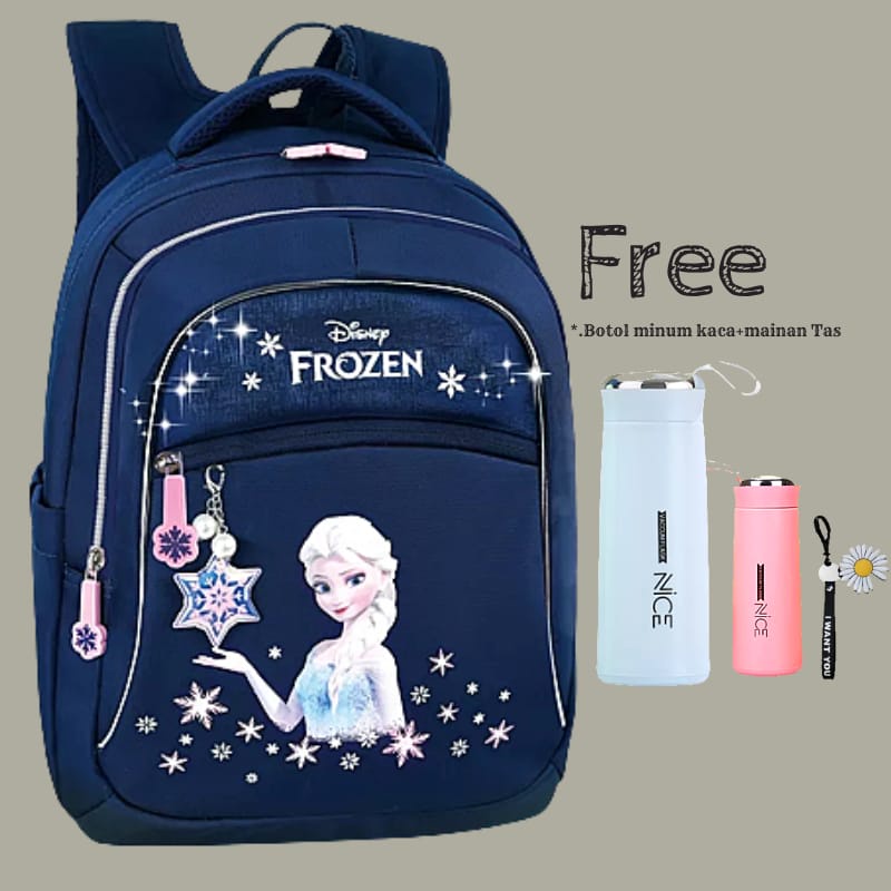 Tas Ransel Perempuan Untuk Sekolah Sd Smp Sma L0v3 B3t3s CX1 Free Gantungan Dan My B0ttl3 Lucu