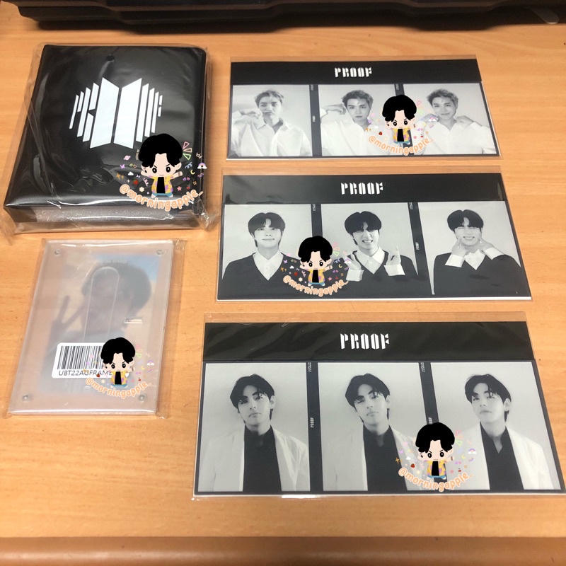 [READY STOCK-BACA DESKRIPSI] OFFICIAL BTS BENEFIT PROOF ACRYLIC PHOTO FRAME TRIPTYCH PHOTOCARD JUNGK