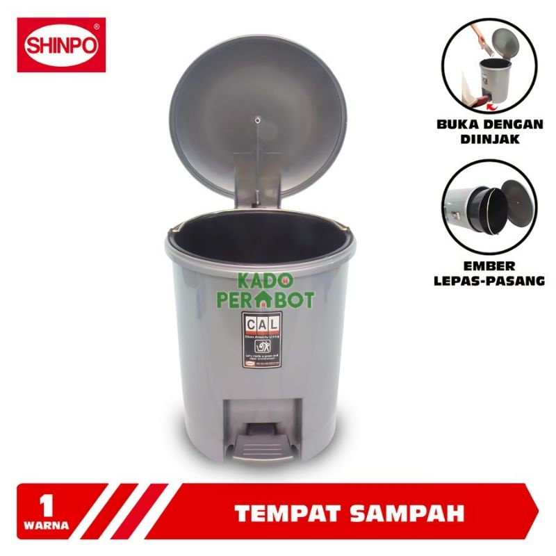 tempat sampah shinpo - tempat buang sampah - tempat sampah injak