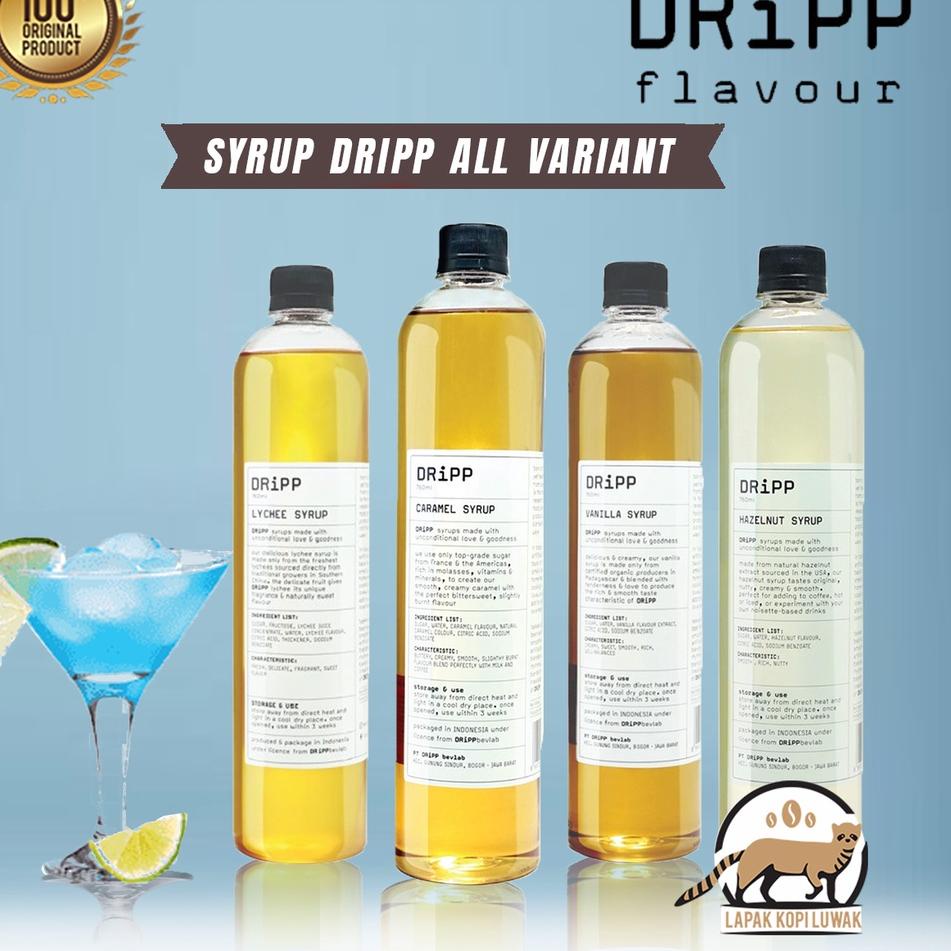 

ㅱ Dripp Syrup All Variant - Sirup Dripp Pandan, Caramel, Hazelnut, Vanilla, Lychee, Palm Sugar HARGA TERMURAH 2786 ❁