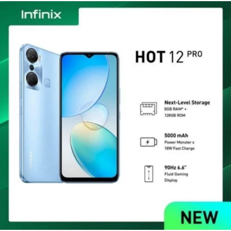 Infinix Hot 12 Pro 8/128 NFC Garansi Resmi