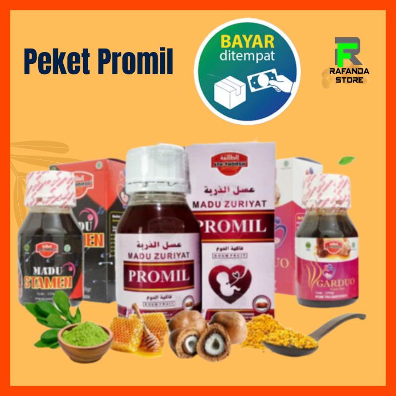 Paket Promil Ath Thoifah / Madu Zuriat / Madu Zuriyat / Madu Penyubur Pria / Madu Penyubur Kandungan