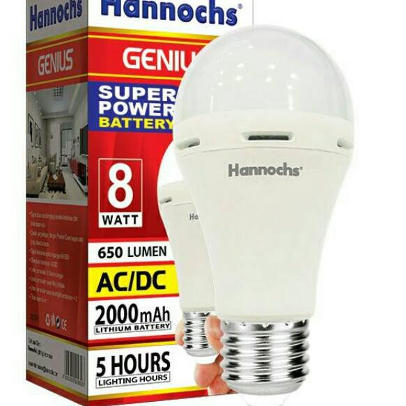 {LBR.18Oc22ᴵ} Lampu led emergency / ajaib hannochs genius 8 watt