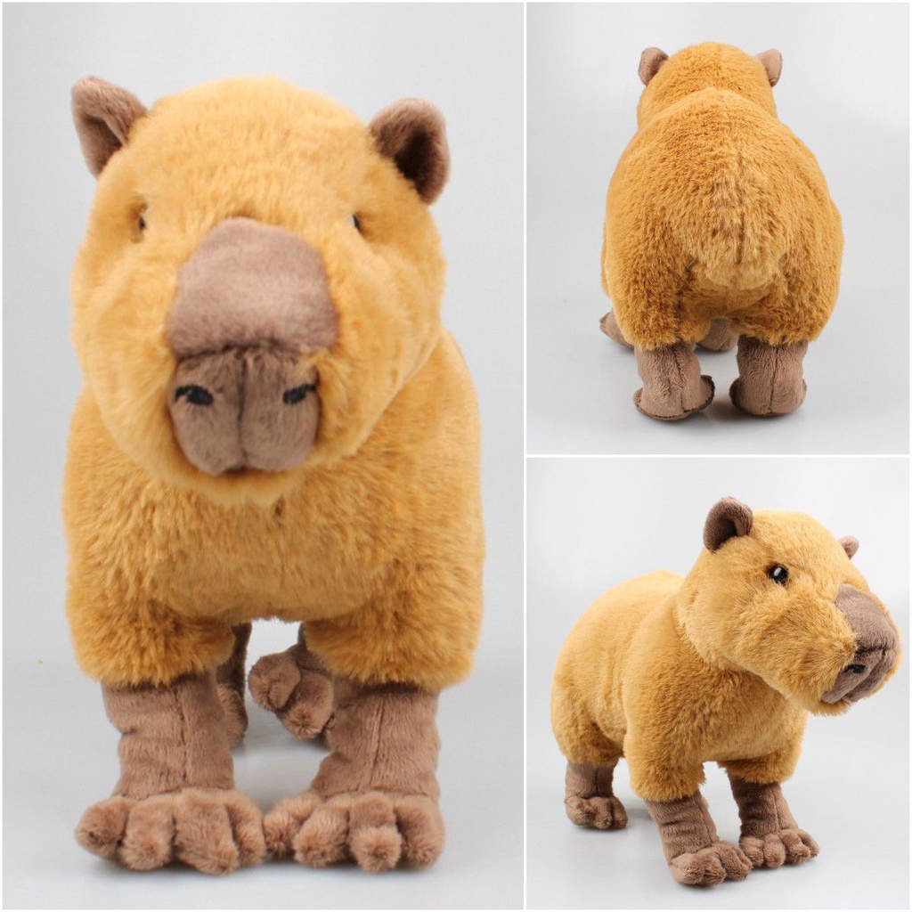 Mainan Plush Capybara Lucu Boneka Binatang Boneka Lembut Untuk Dekorasi Kamar Bayi