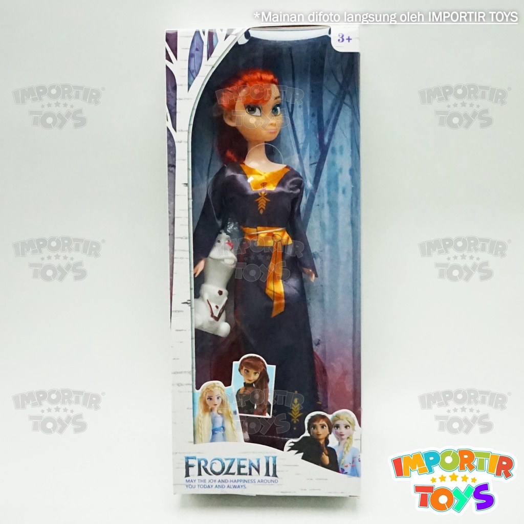 Mainan Anak Barbie Frozen Anna dan Elsa Free Olaf