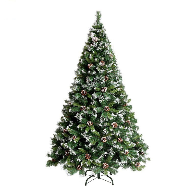 Pohon Natal Jarum PVC Pinus Besar SZ2000 240cm Pohon Natal Murah dekorasi natal aksesoris natal poho