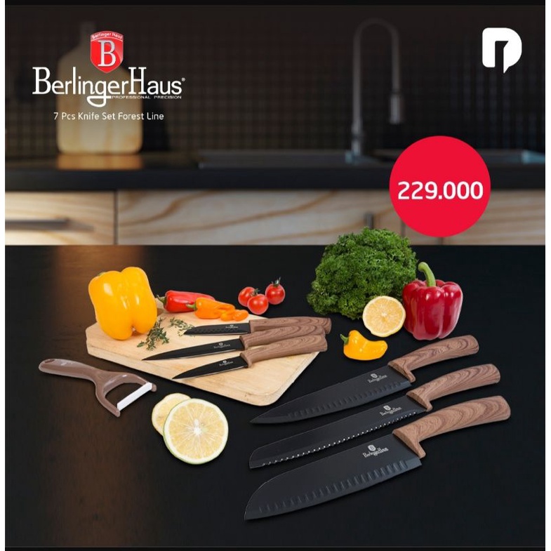 Berlinger Haus 7 Pcs Pisau Set Garis Hutan

