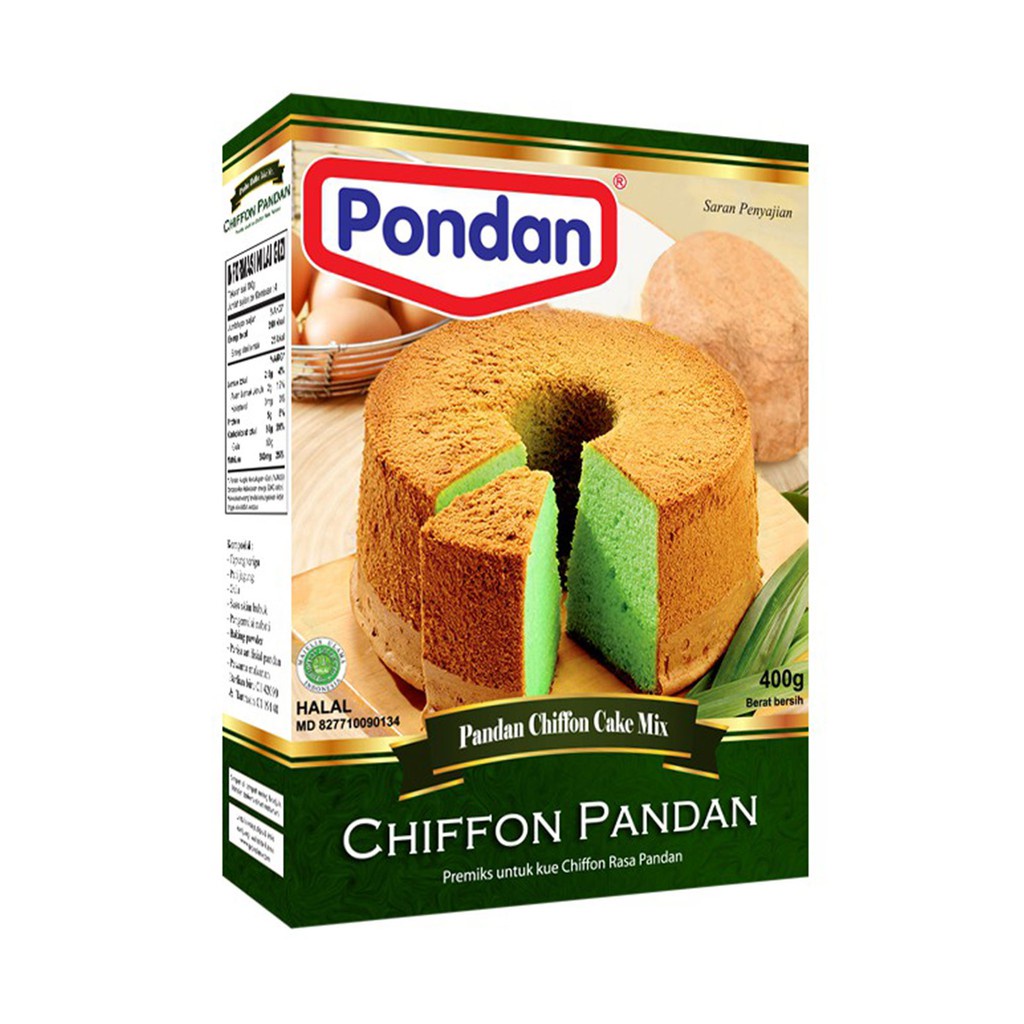 PONDAN Chiffon Pandan 400 Gram