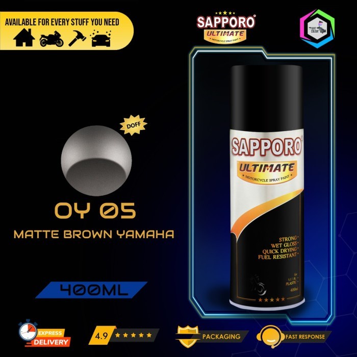 SAPPORO ULTIMATE Colour Cat Semprot OY05 MATTE GREY YAMAHA 400cc