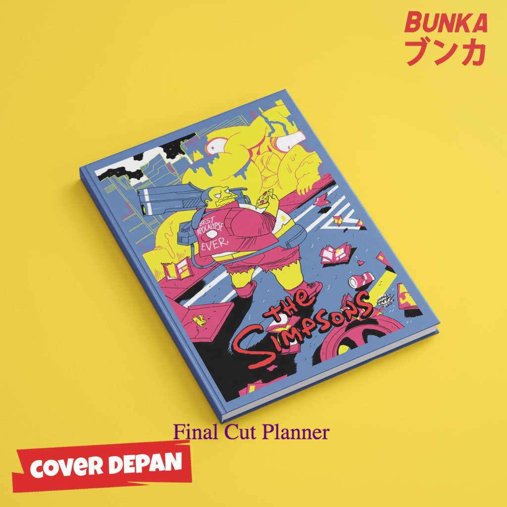 

Notebook The Simpsons 4A Hardcover A5 Buku Tulis Catatan Note Agenda Planner Jurnal .