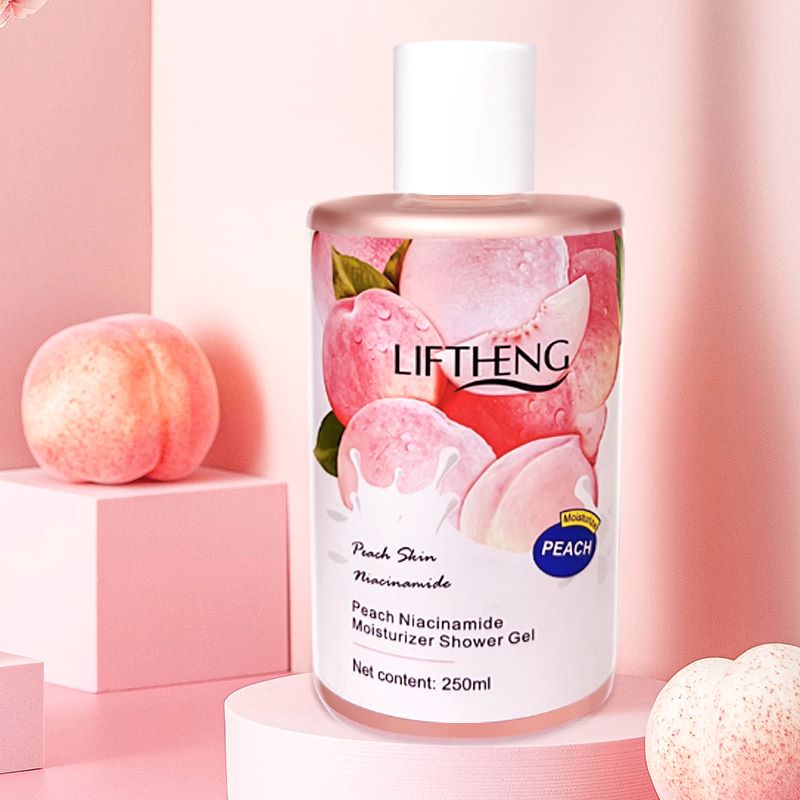 Liftheng Peach Niacinamide Shower Gel sabun mandi