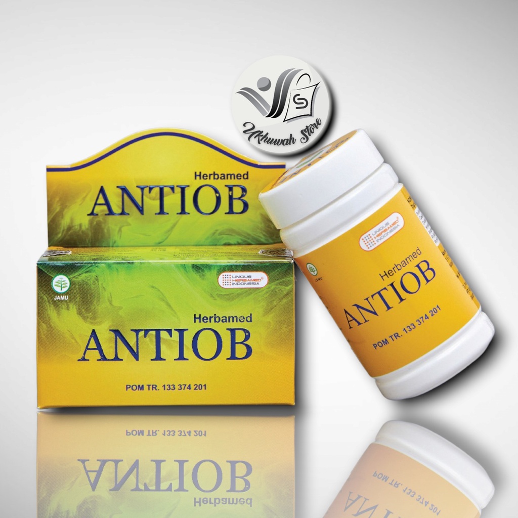 Herbamed ANTIOB Obat Herbal Antibiotik Anti Radang Jerawat Herbal Penyakit Kulit Eksim