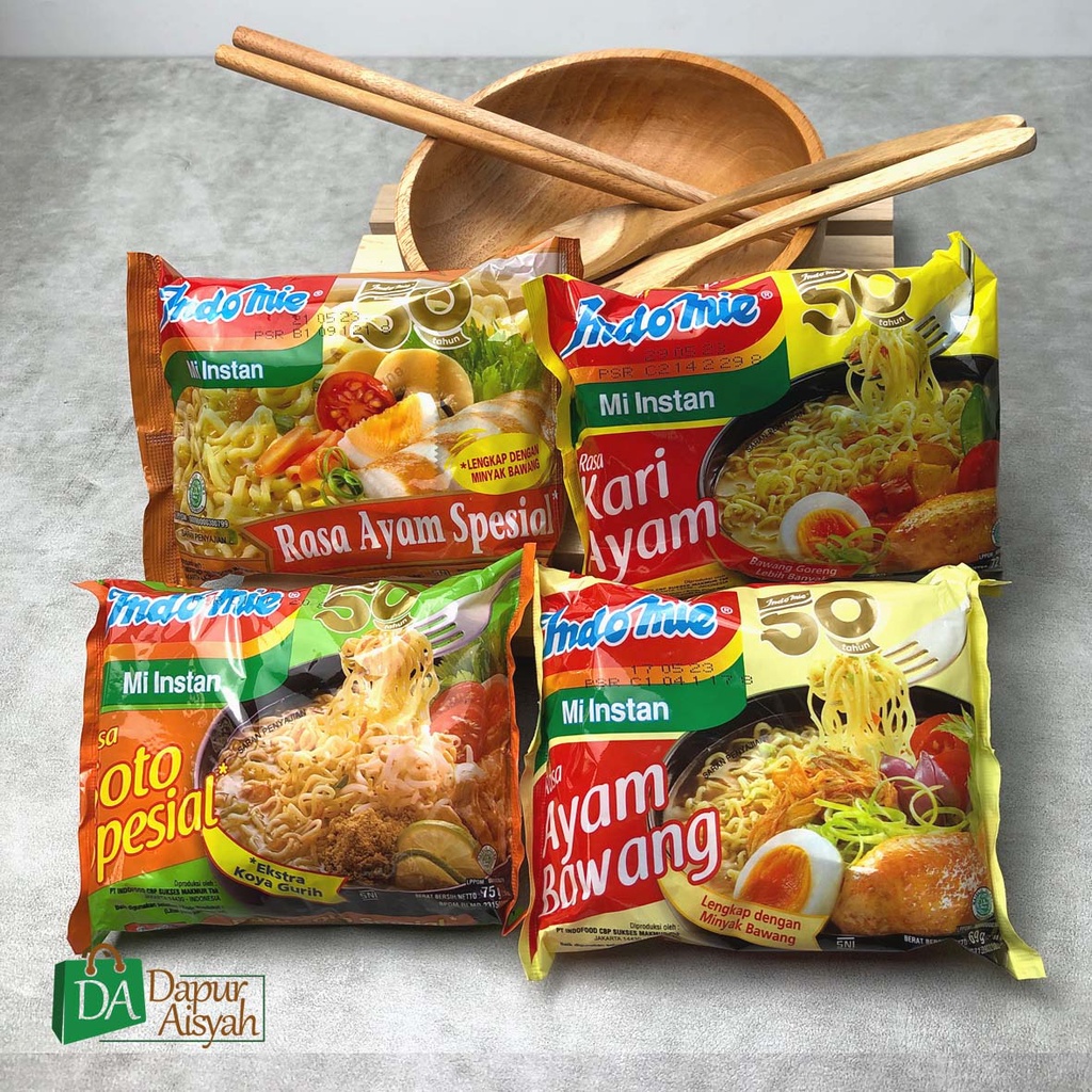 

Indomie Kuah / Mie Instan 4 Varian Rasa