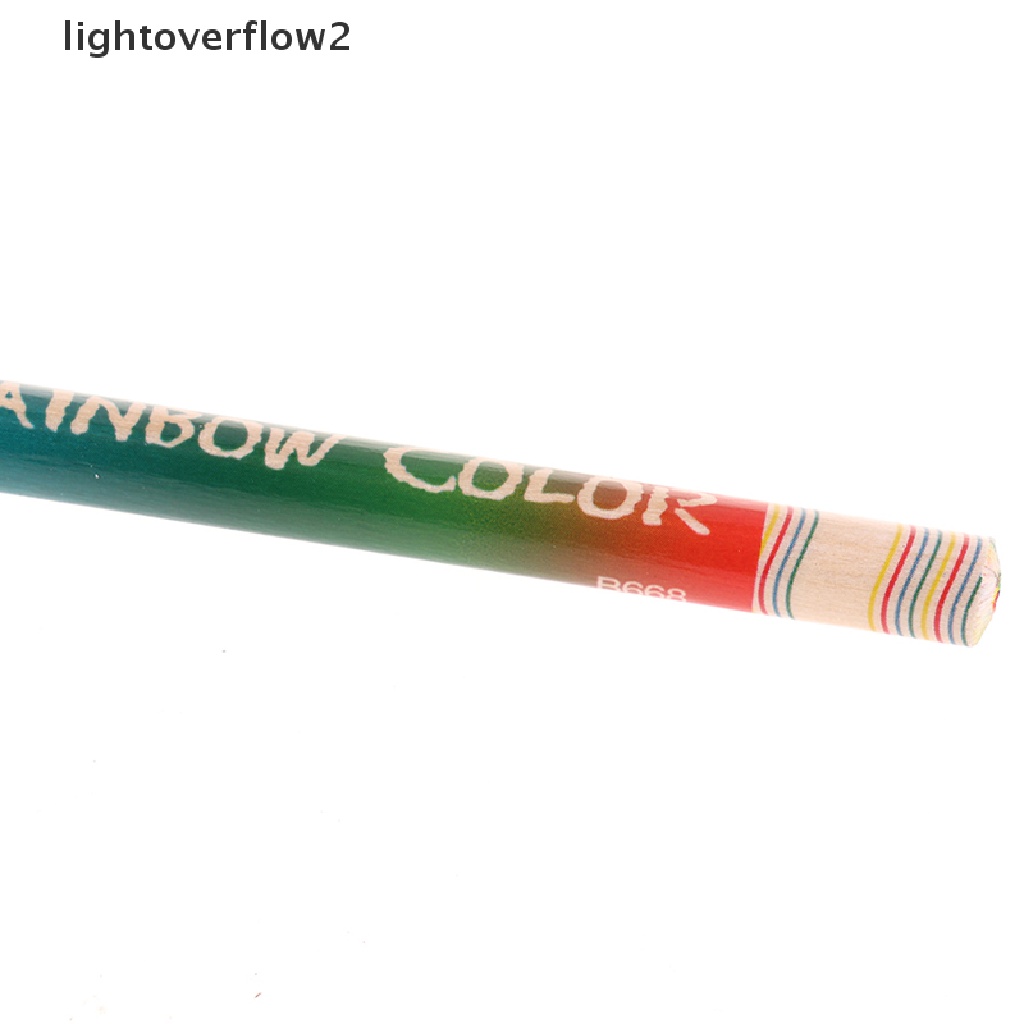 (lightoverflow2) 10pcs / Set Pensil Warna Satu Inti Tipis Untuk Stationery (ID)