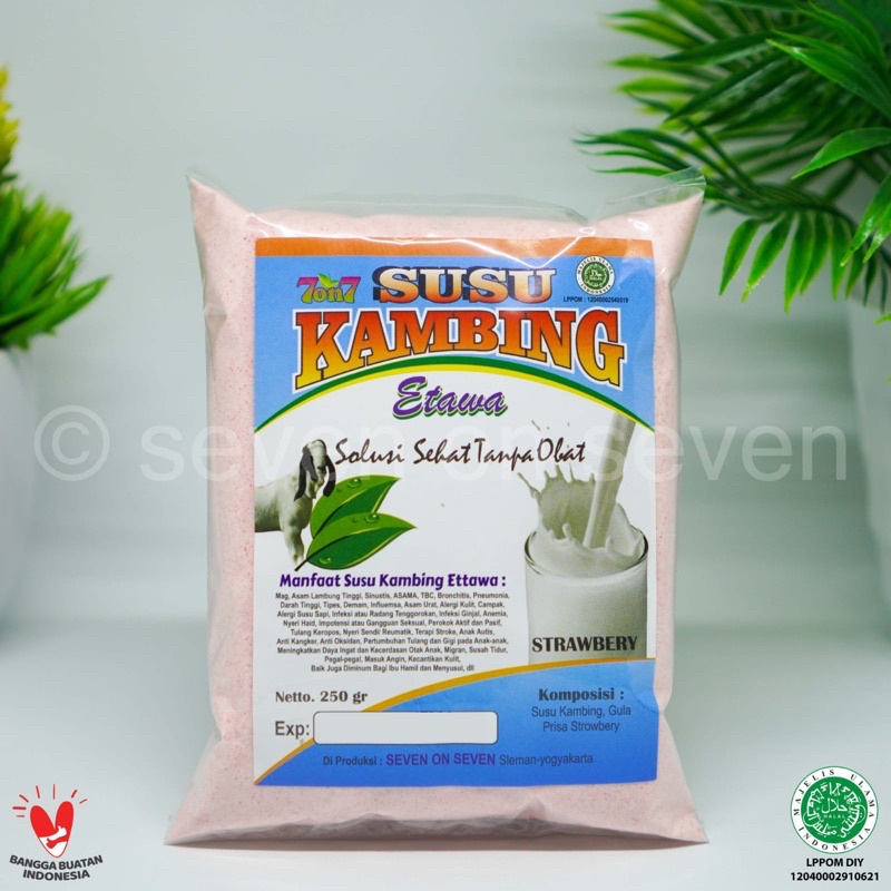 

susu kambing etawa 500gr strawberry